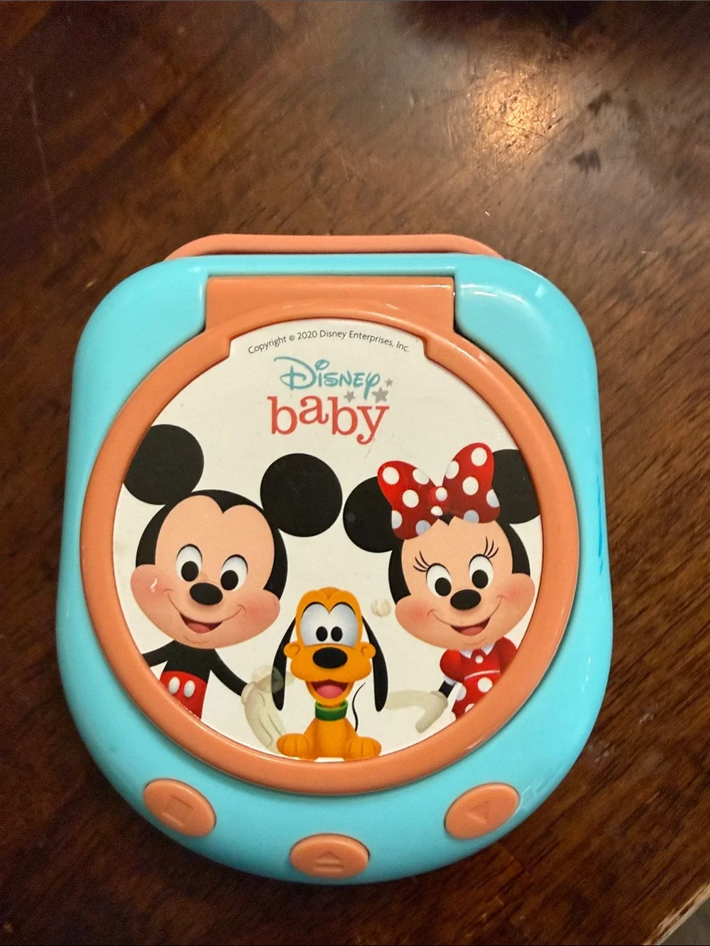 Disney Baby Blue and Peach Musical Mickey & Minnie Flip Toy